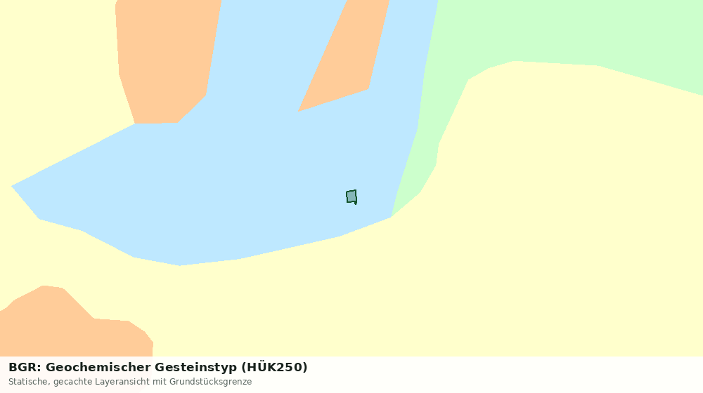 Statische Kartenansicht: BGR: Geochemischer Gesteinstyp (HÜK250)