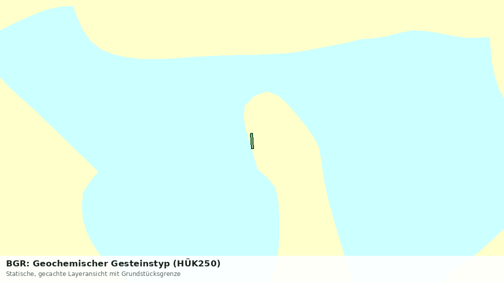Statische Kartenansicht: BGR: Geochemischer Gesteinstyp (HÜK250)