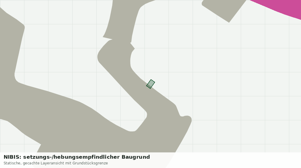 Statische Kartenansicht: NIBIS: setzungs-/hebungsempfindlicher Baugrund