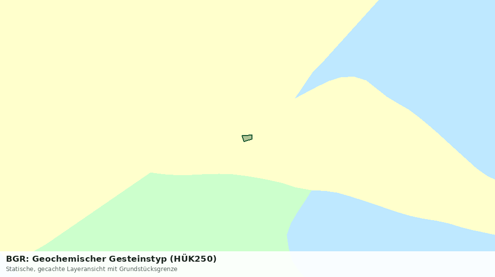 Statische Kartenansicht: BGR: Geochemischer Gesteinstyp (HÜK250)