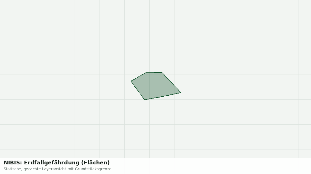 Statische Kartenansicht: NIBIS: Erdfallgefährdung (Flächen)