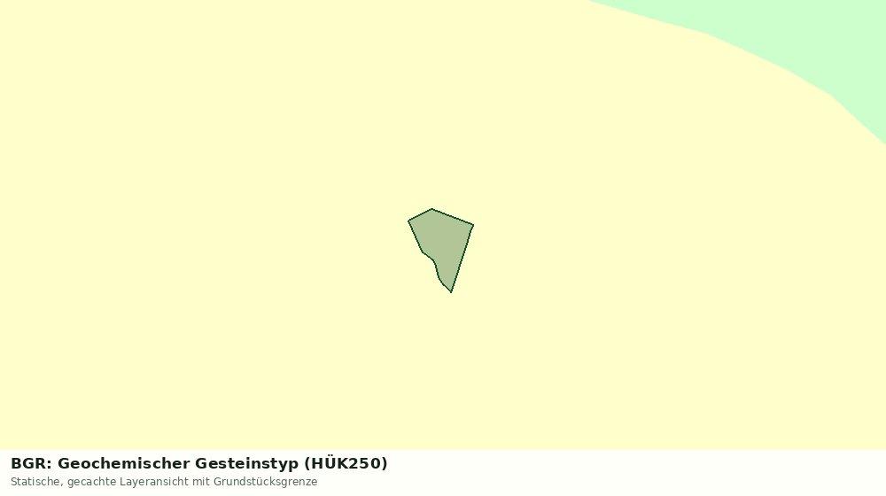 Statische Kartenansicht: BGR: Geochemischer Gesteinstyp (HÜK250)