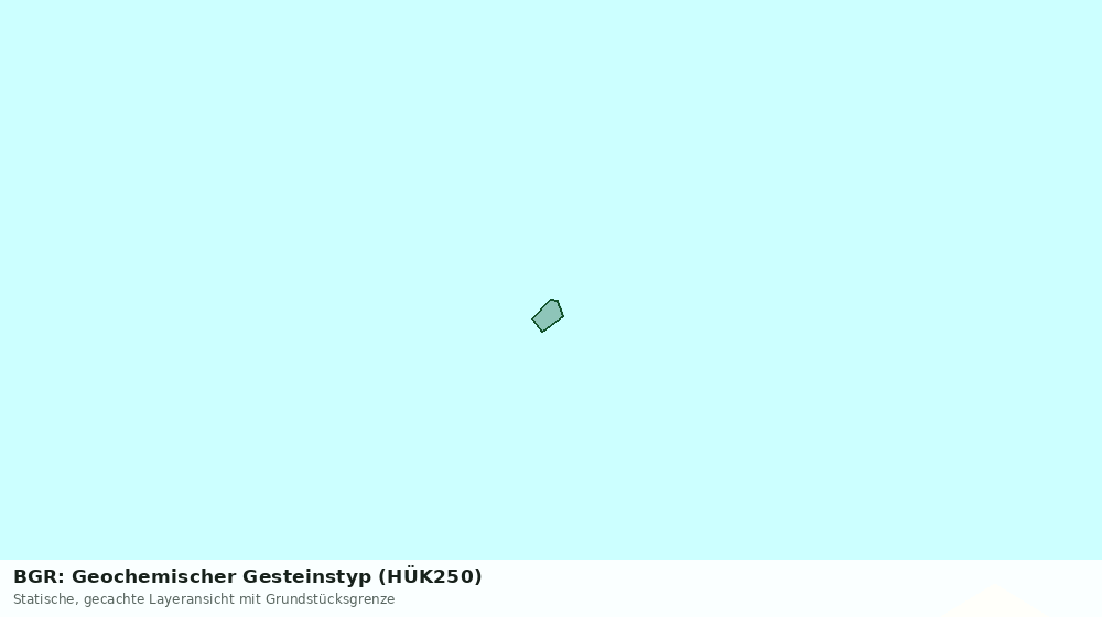 Statische Kartenansicht: BGR: Geochemischer Gesteinstyp (HÜK250)