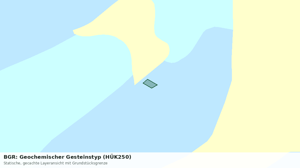 Statische Kartenansicht: BGR: Geochemischer Gesteinstyp (HÜK250)