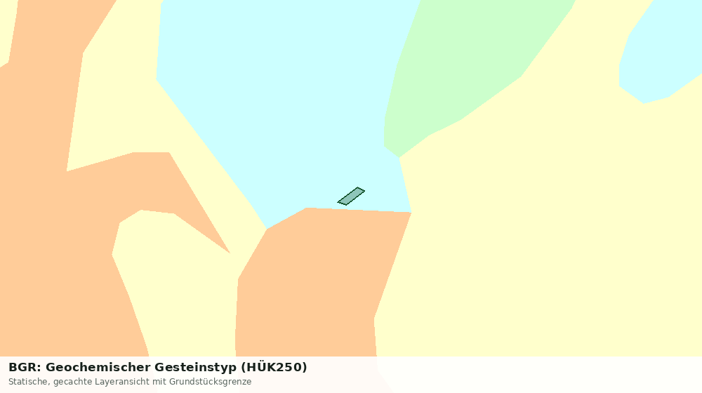 Statische Kartenansicht: BGR: Geochemischer Gesteinstyp (HÜK250)