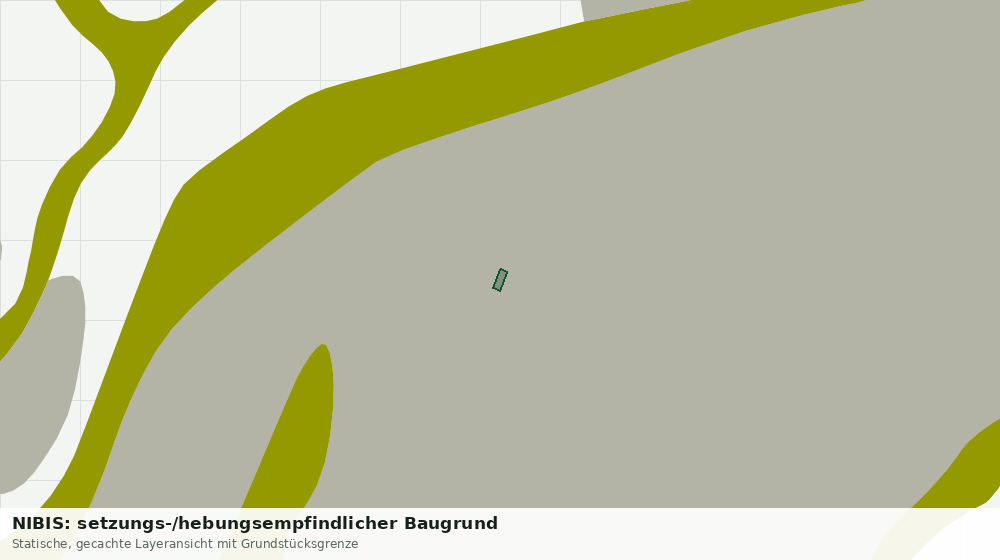 Statische Kartenansicht: NIBIS: setzungs-/hebungsempfindlicher Baugrund