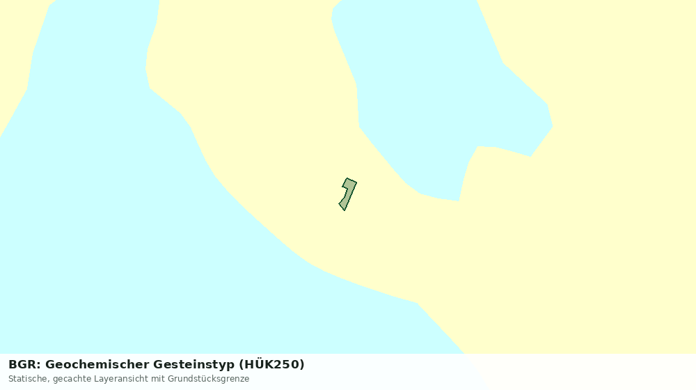 Statische Kartenansicht: BGR: Geochemischer Gesteinstyp (HÜK250)