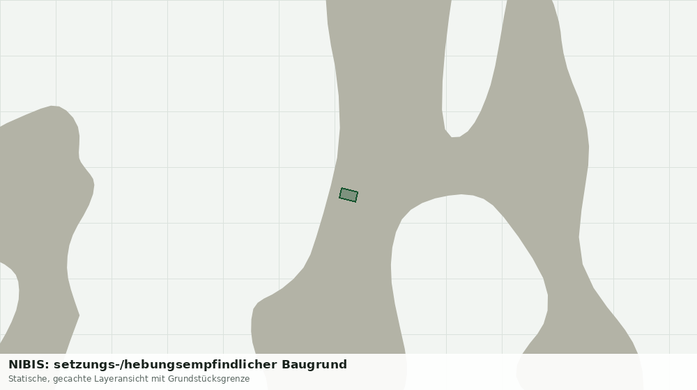 Statische Kartenansicht: NIBIS: setzungs-/hebungsempfindlicher Baugrund
