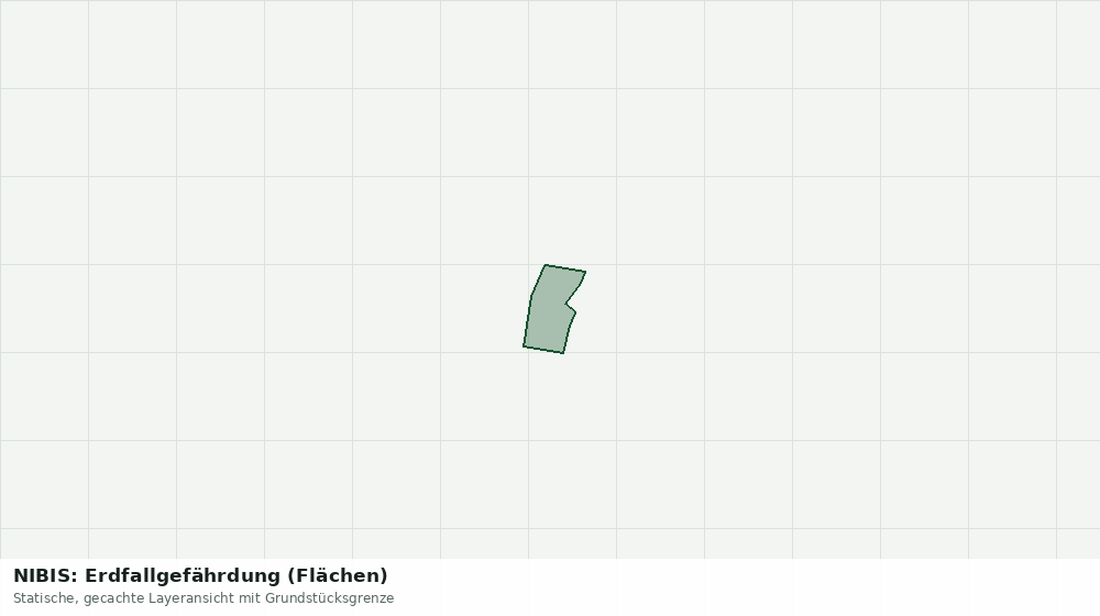 Statische Kartenansicht: NIBIS: Erdfallgefährdung (Flächen)