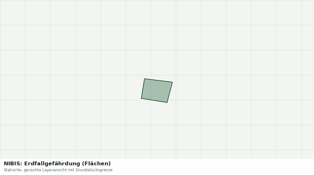Statische Kartenansicht: NIBIS: Erdfallgefährdung (Flächen)