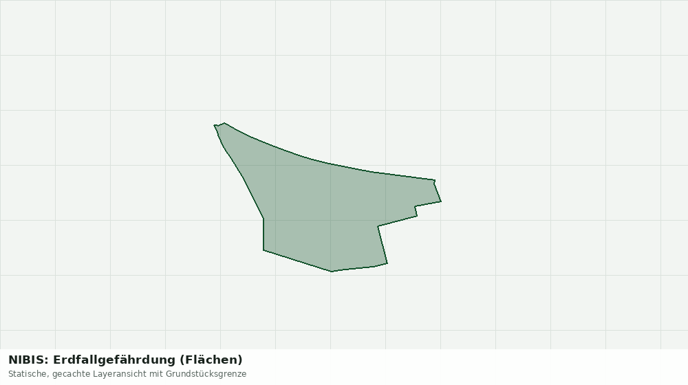 Statische Kartenansicht: NIBIS: Erdfallgefährdung (Flächen)