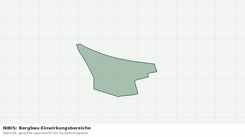 Statische Kartenansicht: NIBIS: Bergbau-Einwirkungsbereiche