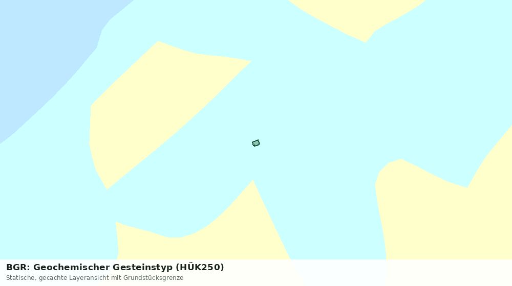 Statische Kartenansicht: BGR: Geochemischer Gesteinstyp (HÜK250)