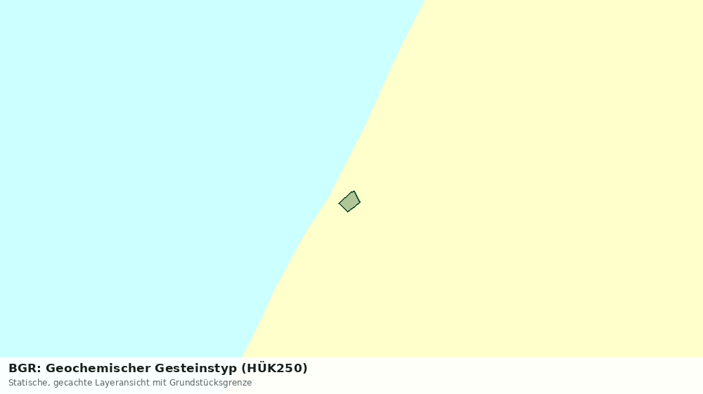 Statische Kartenansicht: BGR: Geochemischer Gesteinstyp (HÜK250)