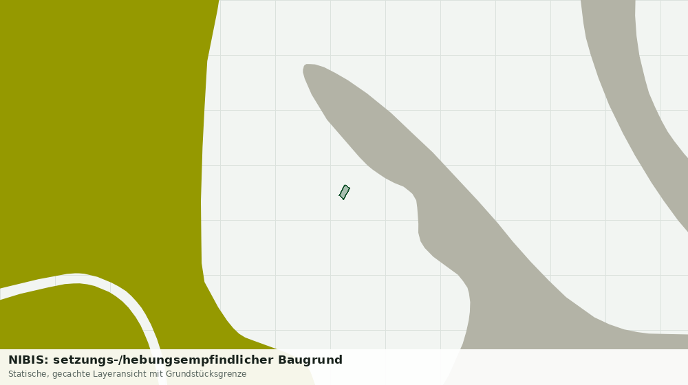 Statische Kartenansicht: NIBIS: setzungs-/hebungsempfindlicher Baugrund
