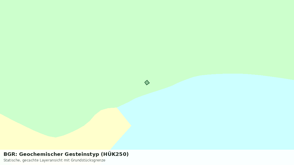 Statische Kartenansicht: BGR: Geochemischer Gesteinstyp (HÜK250)