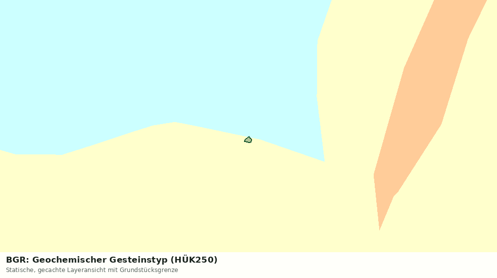 Statische Kartenansicht: BGR: Geochemischer Gesteinstyp (HÜK250)