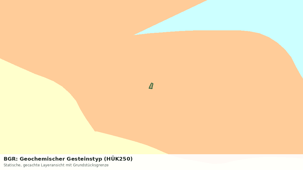 Statische Kartenansicht: BGR: Geochemischer Gesteinstyp (HÜK250)