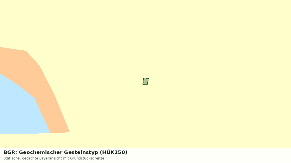 Statische Kartenansicht: BGR: Geochemischer Gesteinstyp (HÜK250)