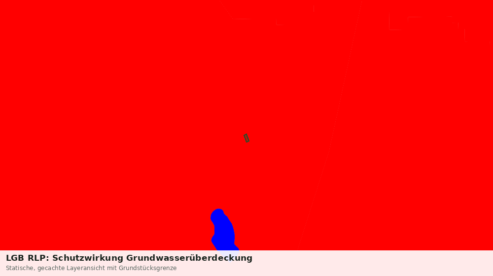 Statische Kartenansicht: LGB RLP: Schutzwirkung Grundwasserüberdeckung