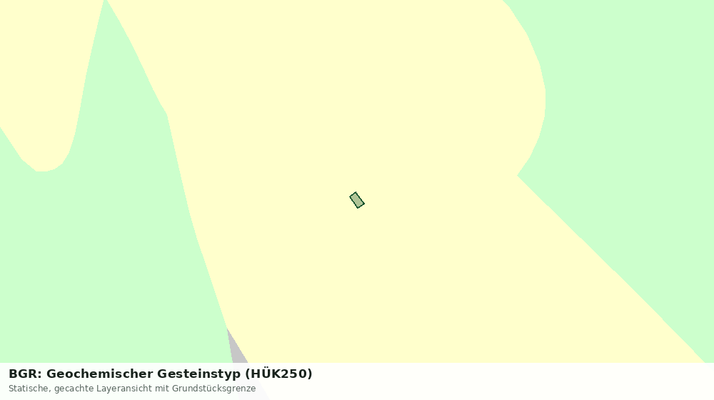 Statische Kartenansicht: BGR: Geochemischer Gesteinstyp (HÜK250)