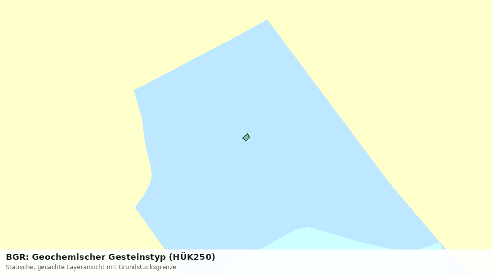Statische Kartenansicht: BGR: Geochemischer Gesteinstyp (HÜK250)