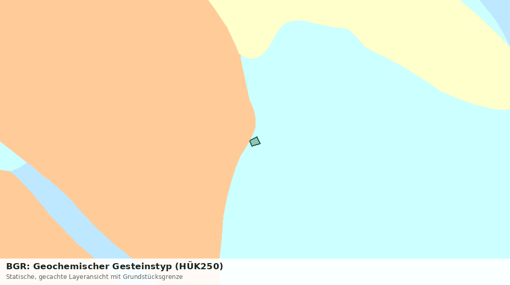 Statische Kartenansicht: BGR: Geochemischer Gesteinstyp (HÜK250)