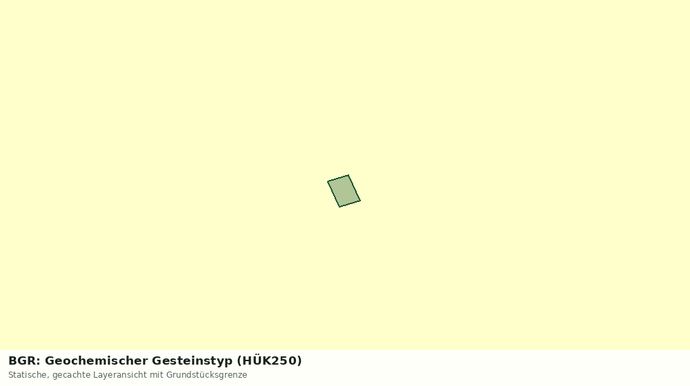 Statische Kartenansicht: BGR: Geochemischer Gesteinstyp (HÜK250)