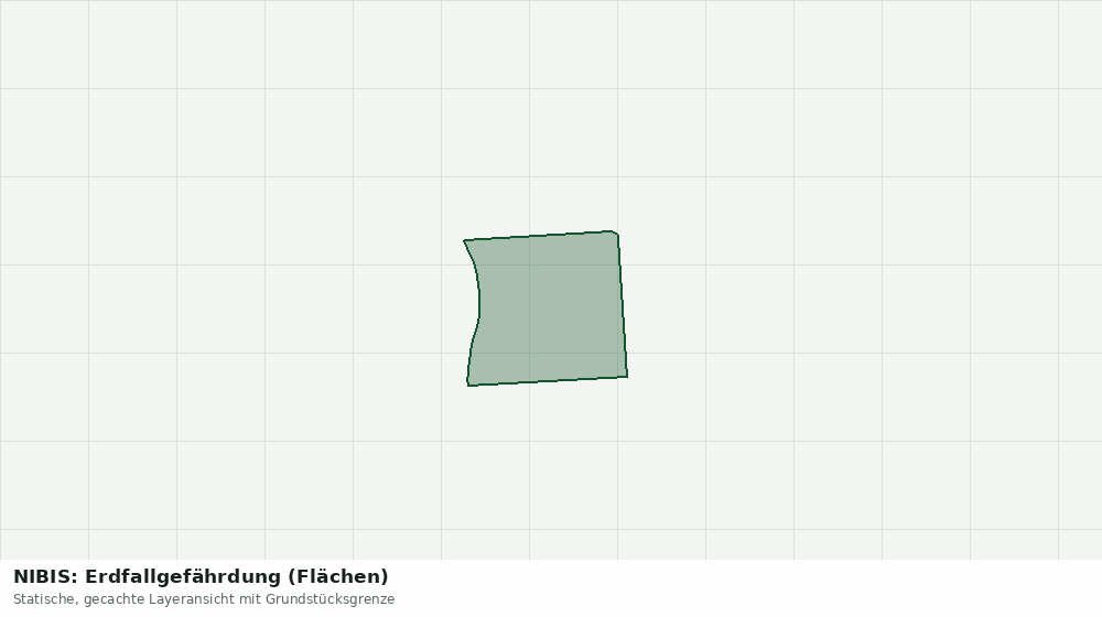Statische Kartenansicht: NIBIS: Erdfallgefährdung (Flächen)