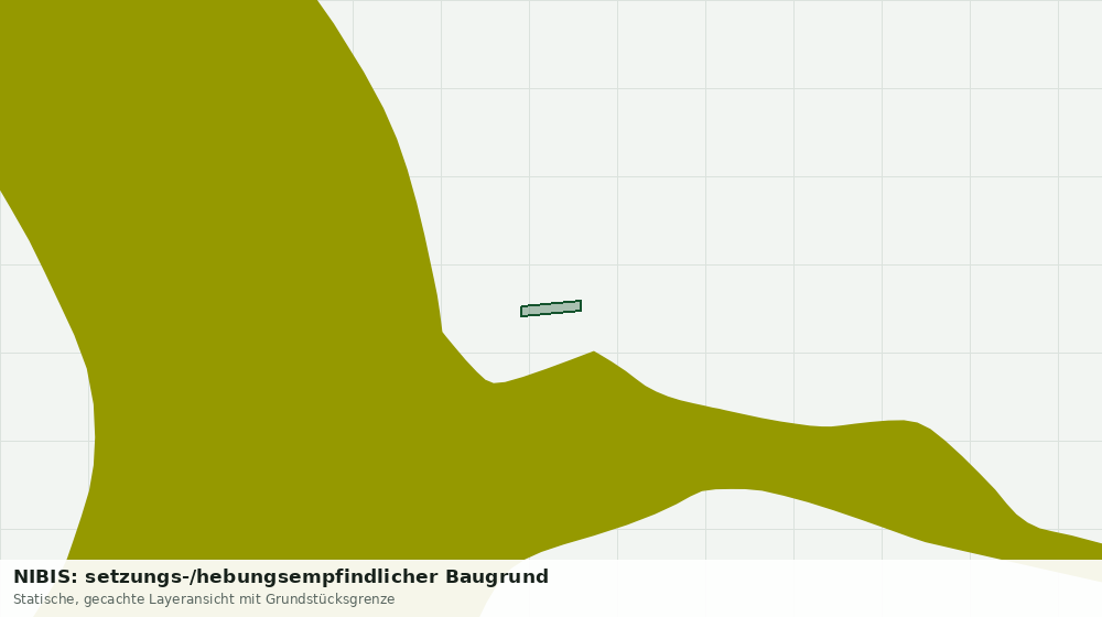 Statische Kartenansicht: NIBIS: setzungs-/hebungsempfindlicher Baugrund