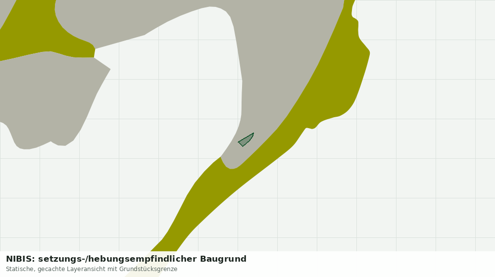 Statische Kartenansicht: NIBIS: setzungs-/hebungsempfindlicher Baugrund