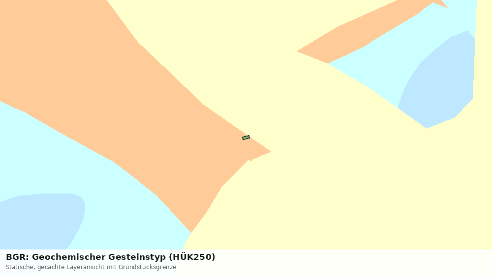 Statische Kartenansicht: BGR: Geochemischer Gesteinstyp (HÜK250)