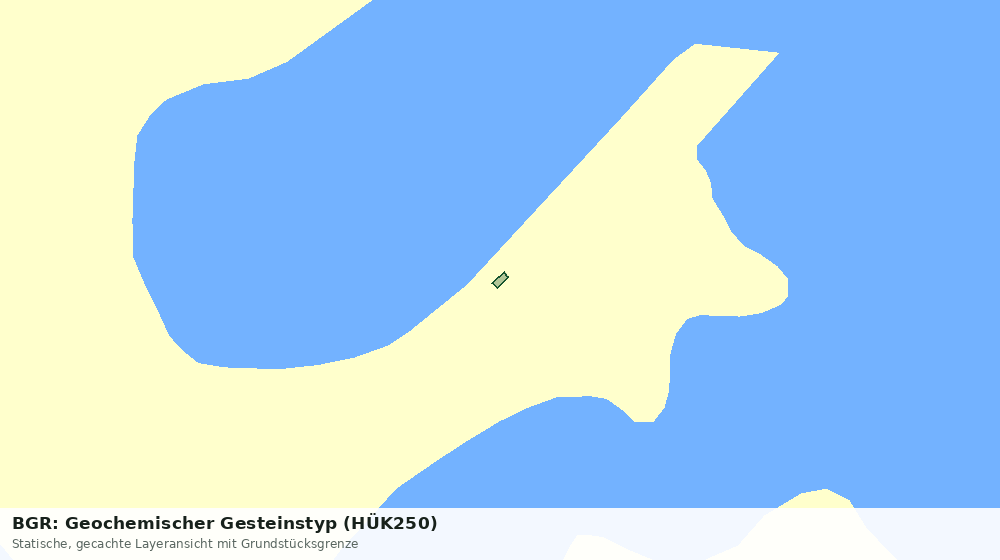 Statische Kartenansicht: BGR: Geochemischer Gesteinstyp (HÜK250)