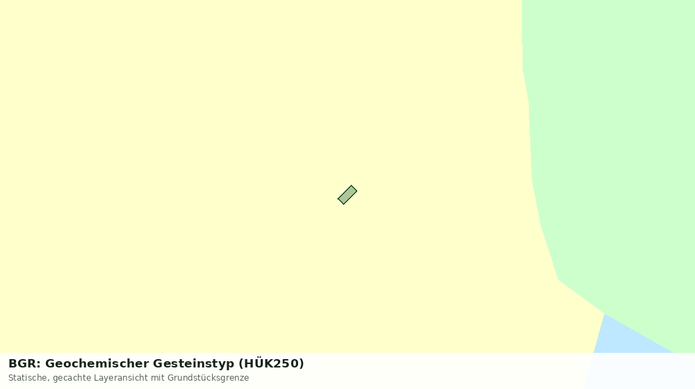 Statische Kartenansicht: BGR: Geochemischer Gesteinstyp (HÜK250)