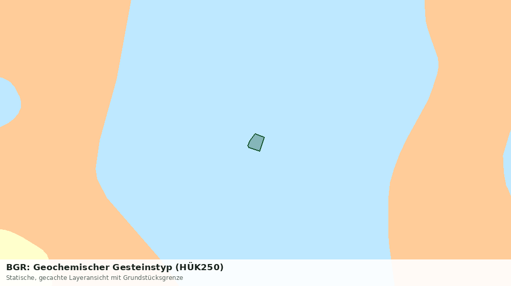 Statische Kartenansicht: BGR: Geochemischer Gesteinstyp (HÜK250)