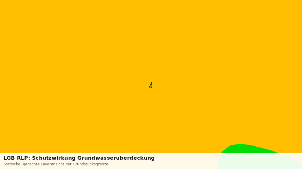 Statische Kartenansicht: LGB RLP: Schutzwirkung Grundwasserüberdeckung