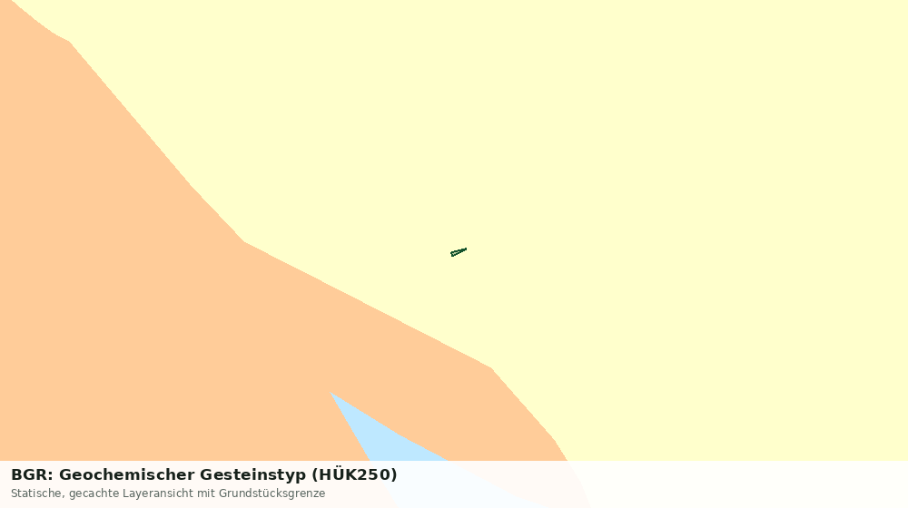 Statische Kartenansicht: BGR: Geochemischer Gesteinstyp (HÜK250)