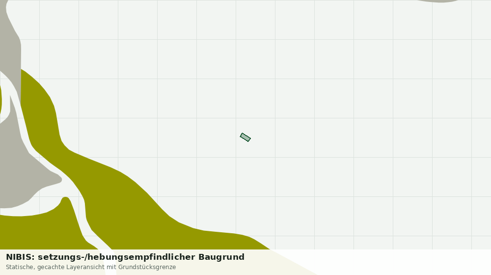 Statische Kartenansicht: NIBIS: setzungs-/hebungsempfindlicher Baugrund
