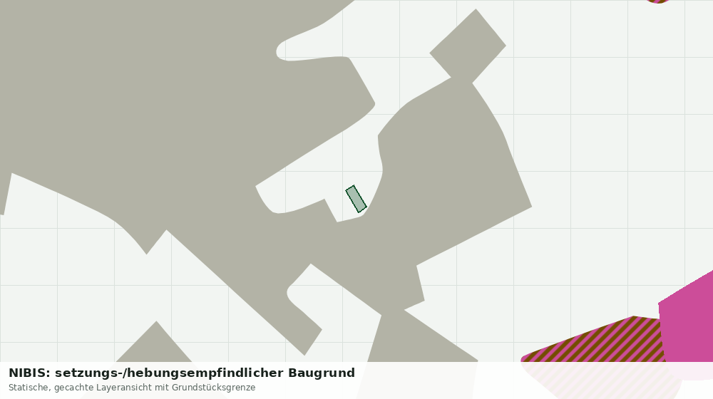 Statische Kartenansicht: NIBIS: setzungs-/hebungsempfindlicher Baugrund