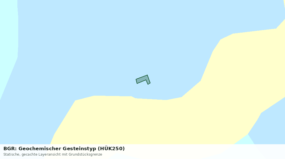 Statische Kartenansicht: BGR: Geochemischer Gesteinstyp (HÜK250)