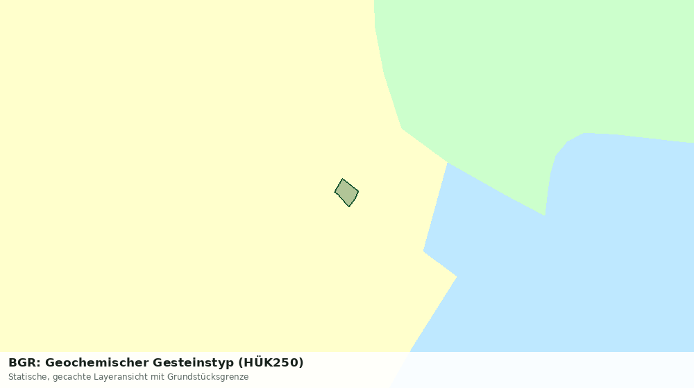 Statische Kartenansicht: BGR: Geochemischer Gesteinstyp (HÜK250)