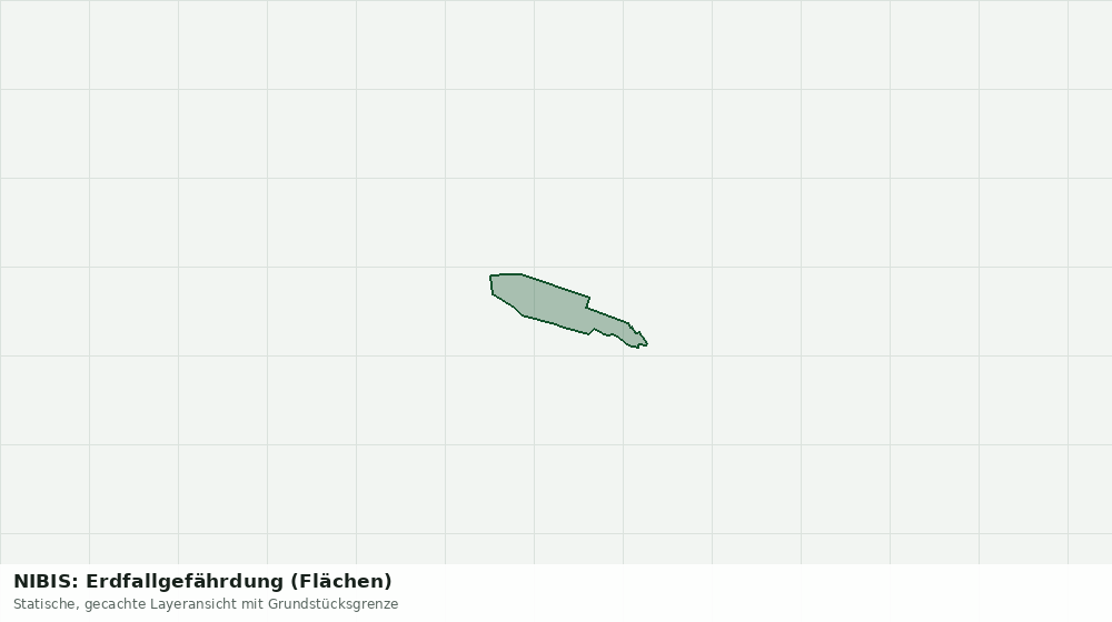 Statische Kartenansicht: NIBIS: Erdfallgefährdung (Flächen)