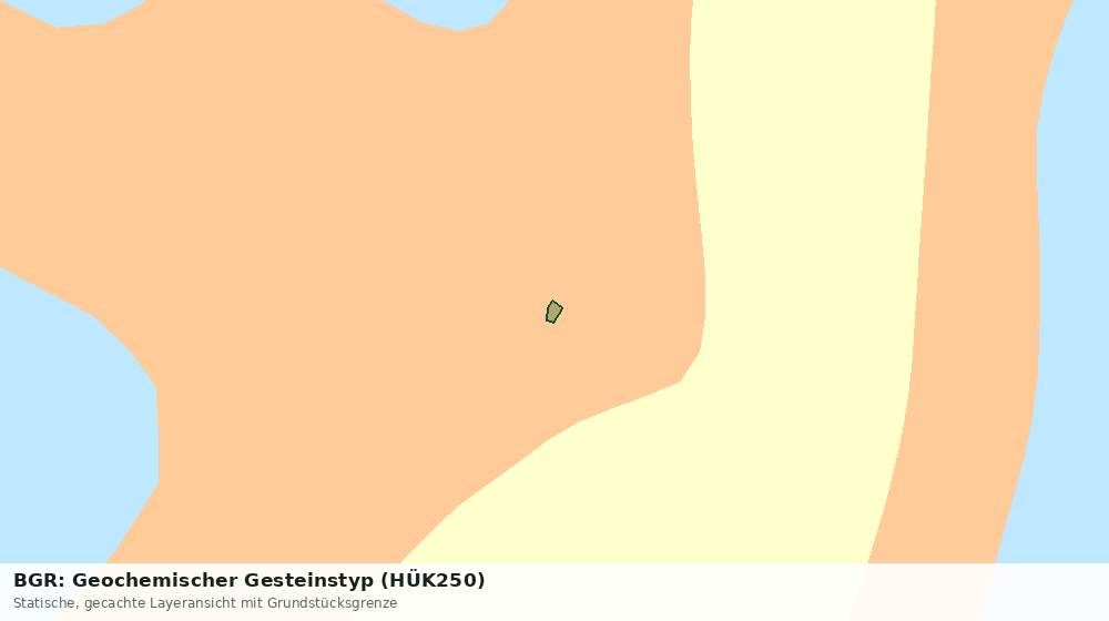 Statische Kartenansicht: BGR: Geochemischer Gesteinstyp (HÜK250)