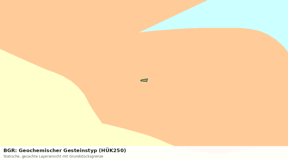 Statische Kartenansicht: BGR: Geochemischer Gesteinstyp (HÜK250)
