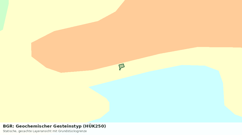 Statische Kartenansicht: BGR: Geochemischer Gesteinstyp (HÜK250)