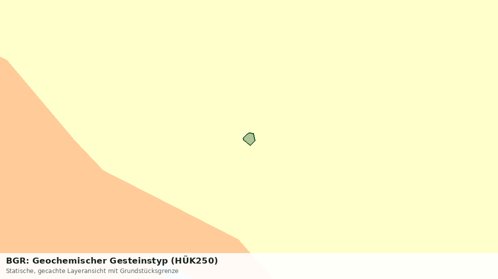 Statische Kartenansicht: BGR: Geochemischer Gesteinstyp (HÜK250)