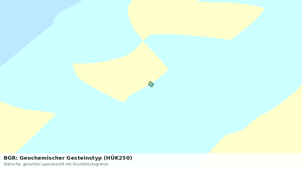 Statische Kartenansicht: BGR: Geochemischer Gesteinstyp (HÜK250)