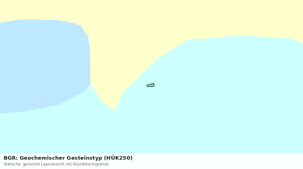 Statische Kartenansicht: BGR: Geochemischer Gesteinstyp (HÜK250)