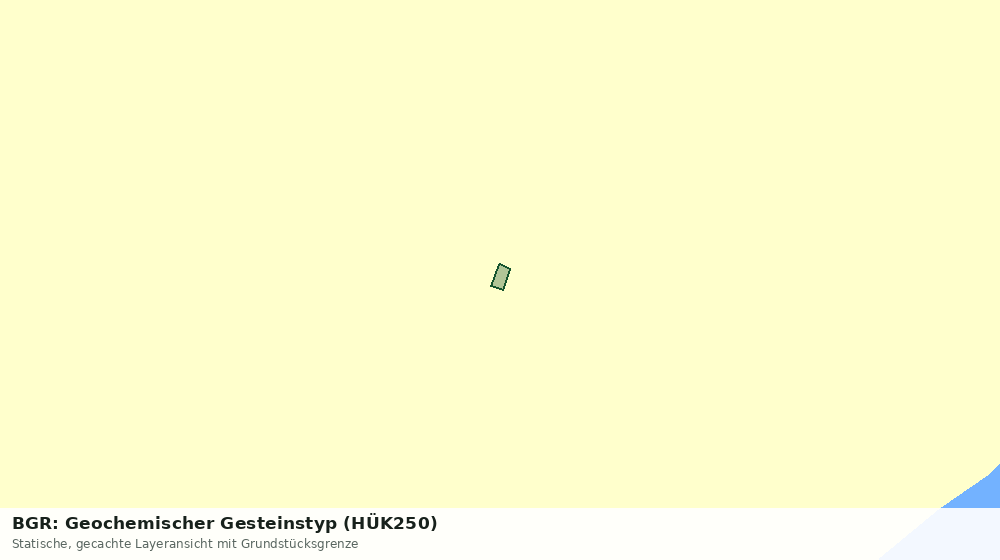 Statische Kartenansicht: BGR: Geochemischer Gesteinstyp (HÜK250)