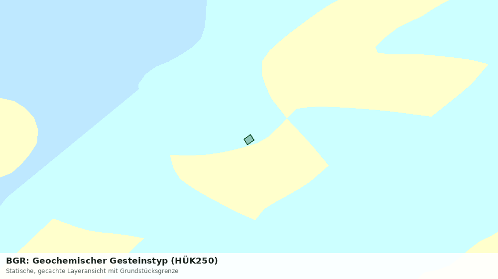 Statische Kartenansicht: BGR: Geochemischer Gesteinstyp (HÜK250)